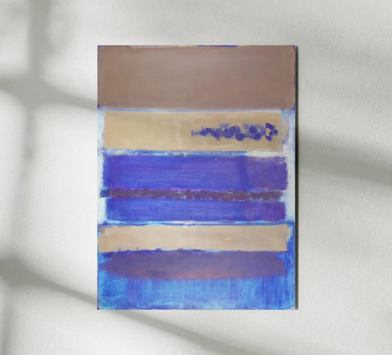 Untitled by Mark Rothko alu-dibond by Classic Art Prints