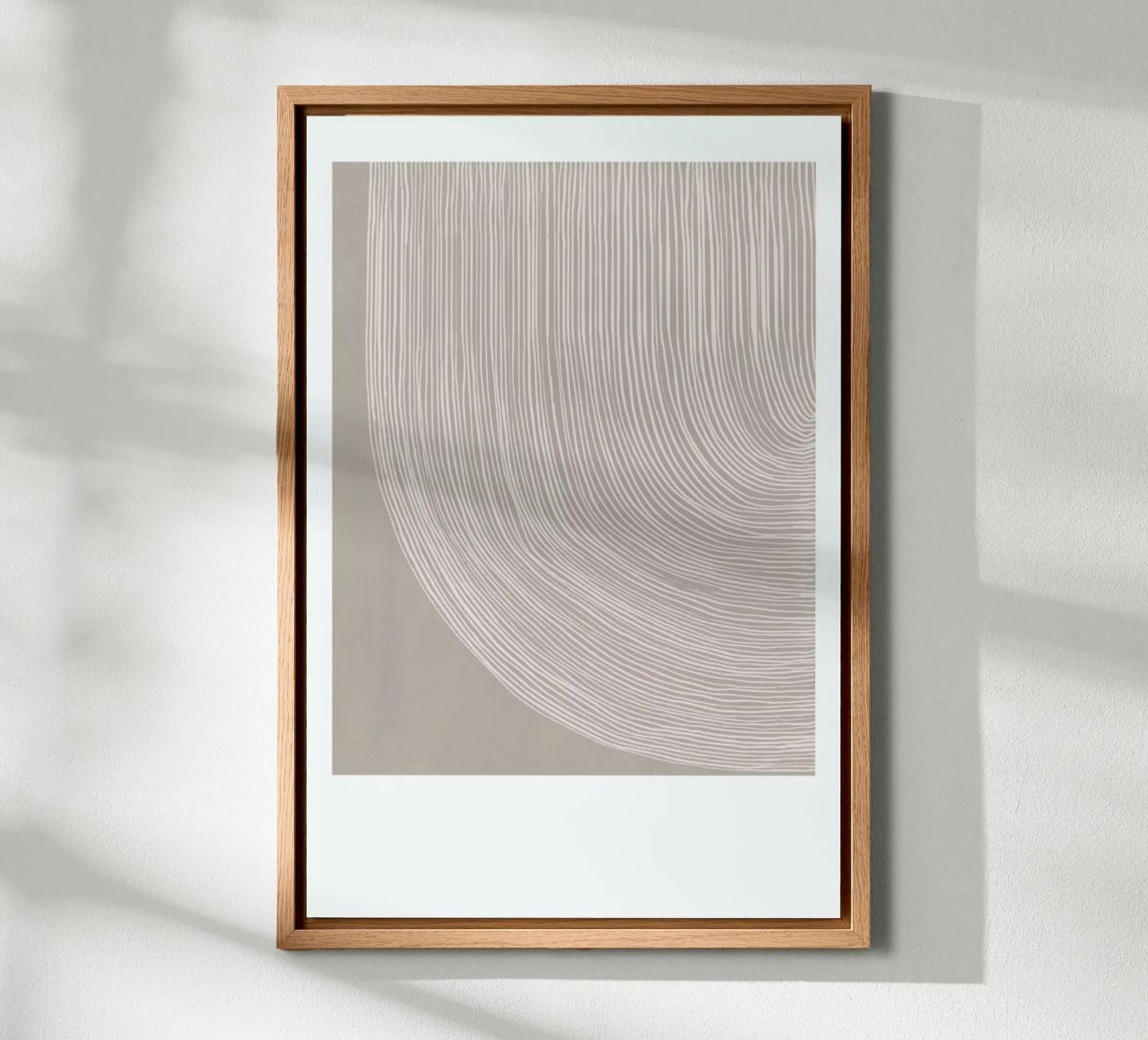 The Curve No. 2 Leinwand von typealive