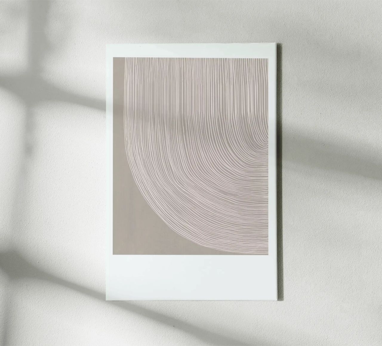 The Curve No. 2 Leinwand von typealive