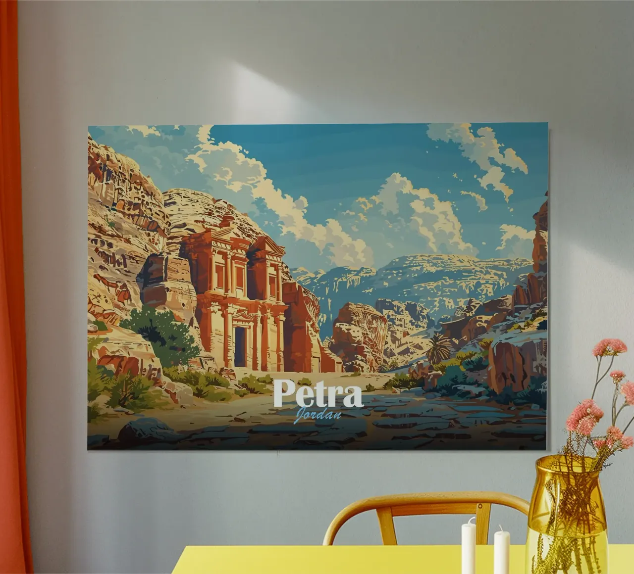 Petra poster con telaio in legno da Kevin Walters