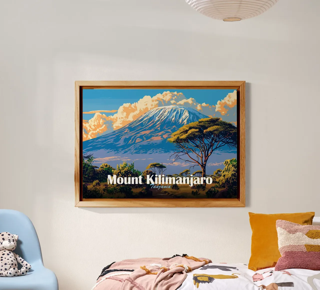 Monte Kilimangiaro alluminio dibond da Kevin Walters