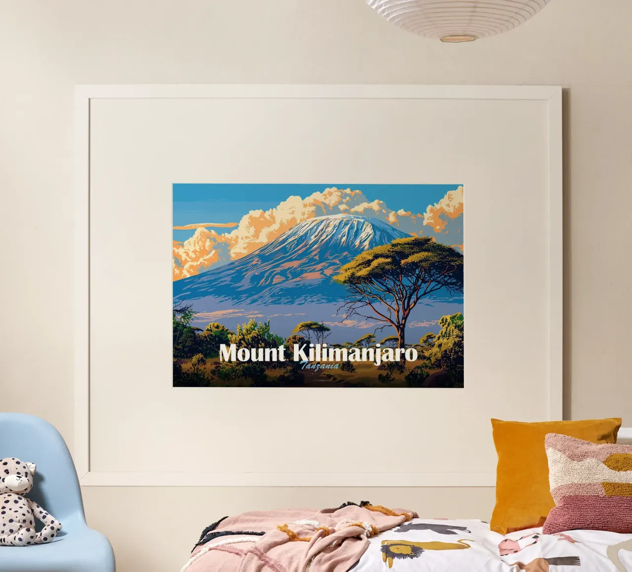 Monte Kilimangiaro poster da Kevin Walters
