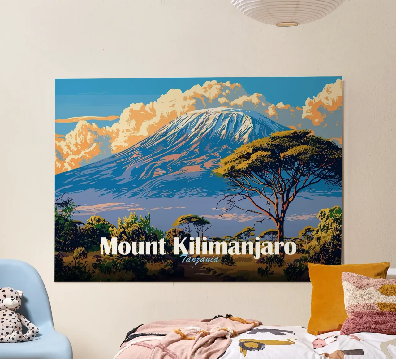 Monte Kilimangiaro poster da Kevin Walters
