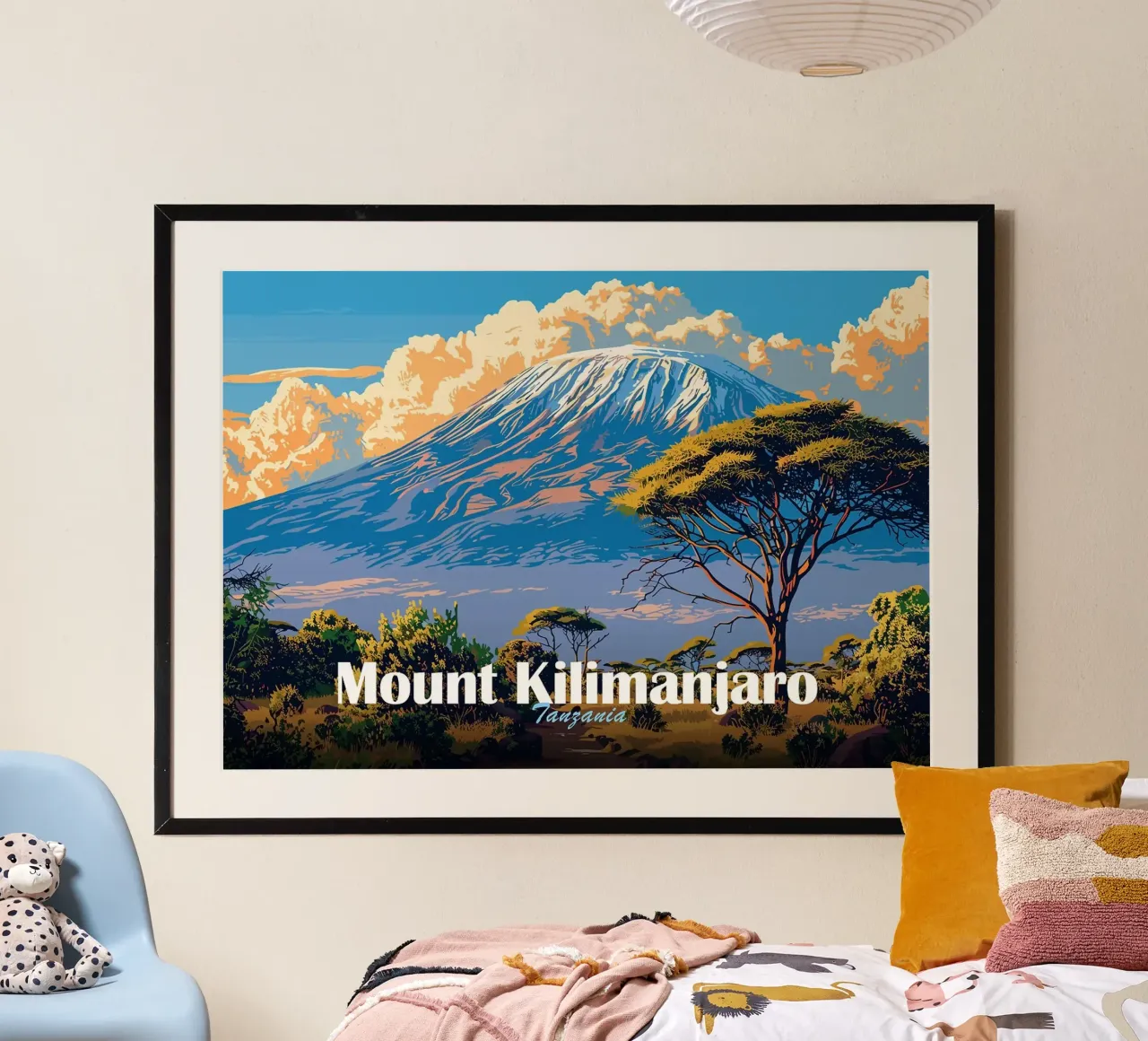 Monte Kilimangiaro poster da Kevin Walters