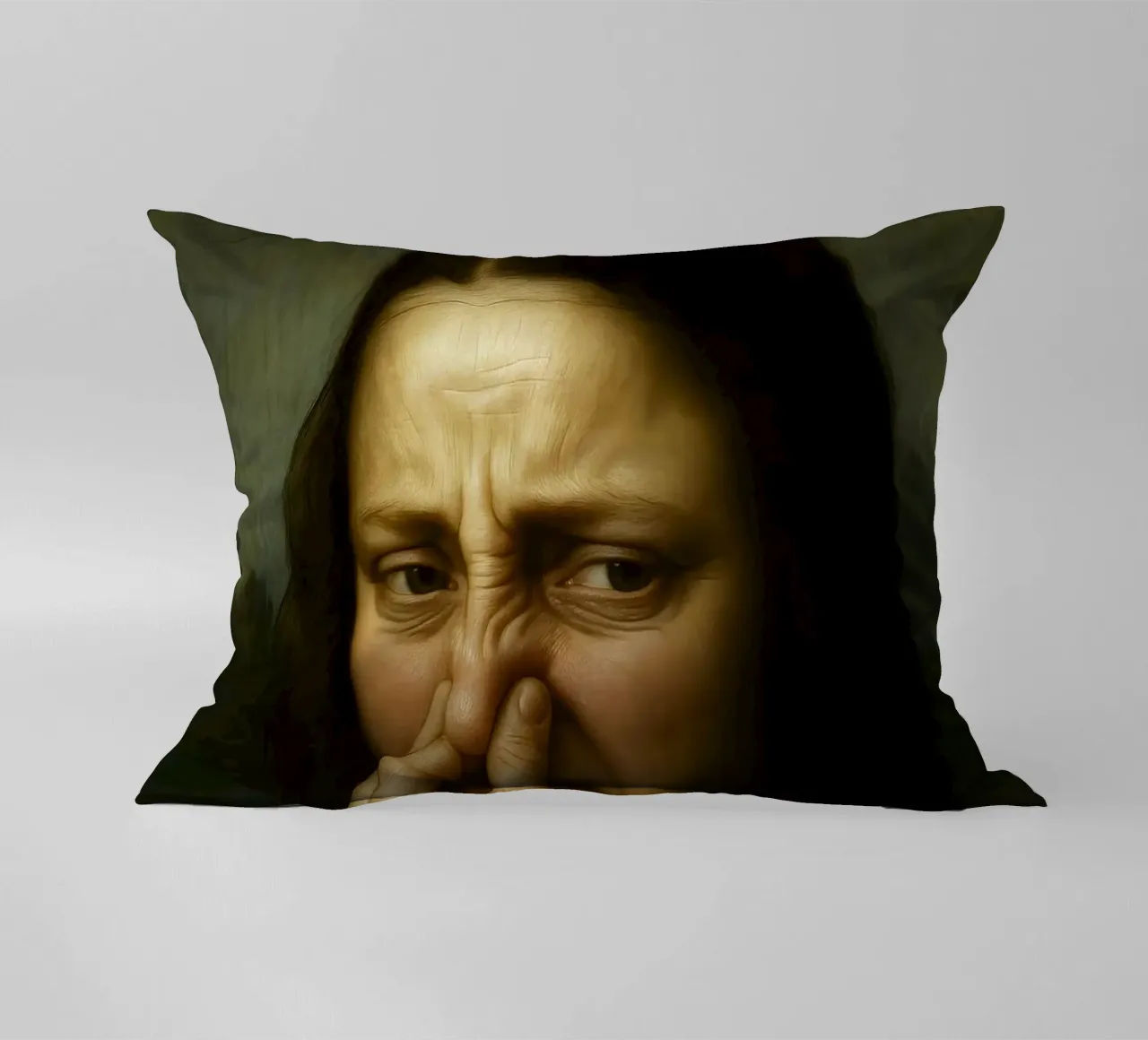 MONA LISA BAGNO DIVERTENTE cuscino da ARTOMATIC