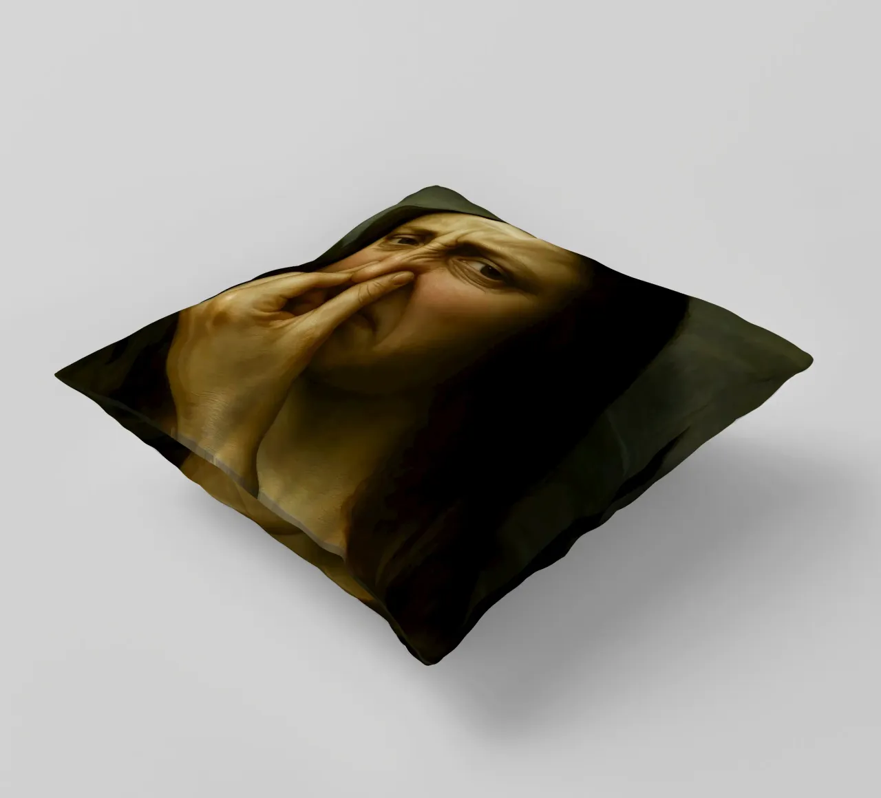 MONA LISA BAGNO DIVERTENTE cuscino da ARTOMATIC