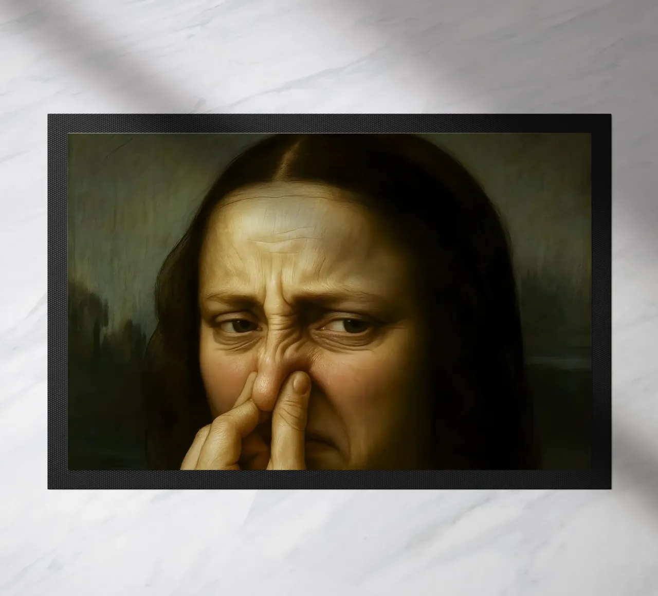 MONA LISA BAGNO DIVERTENTE zerbino da ARTOMATIC