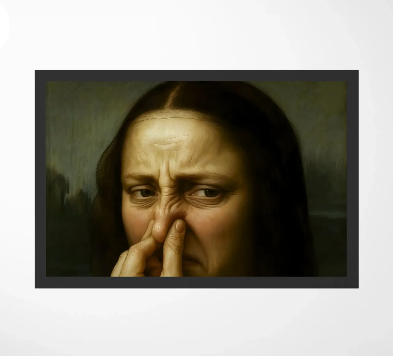 MONA LISA BAGNO DIVERTENTE zerbino da ARTOMATIC