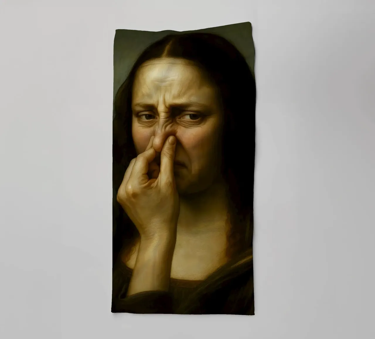 MONA LISA BAGNO DIVERTENTE asciugamano da bagno da ARTOMATIC