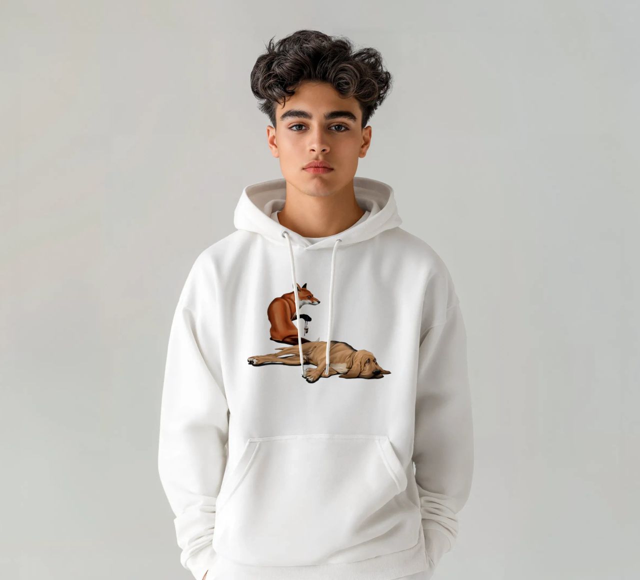 Not So (Wordless) felpa con cappuccio da Rob Art | Illustration