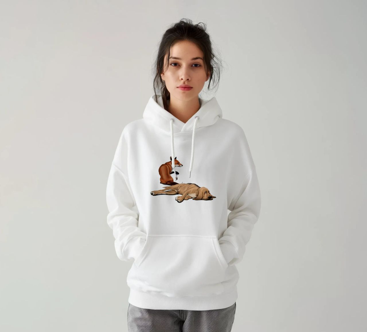 Not So (Wordless) felpa con cappuccio da Rob Art | Illustration