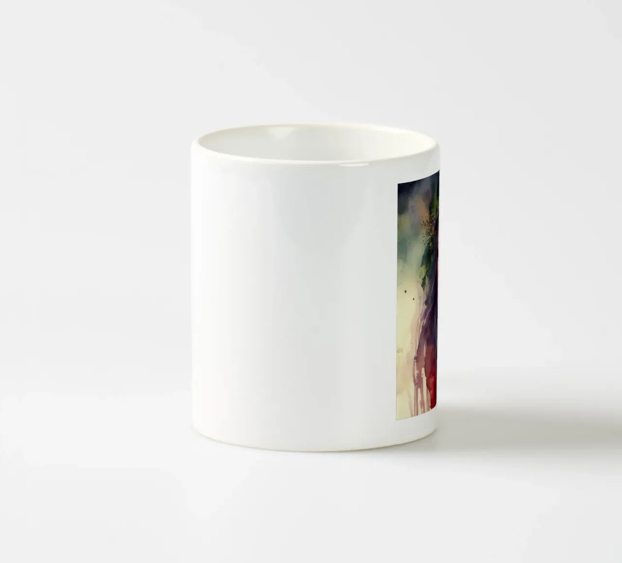 Druido dell'acquerello tazza in ceramica da Chromatic Fusion Studio