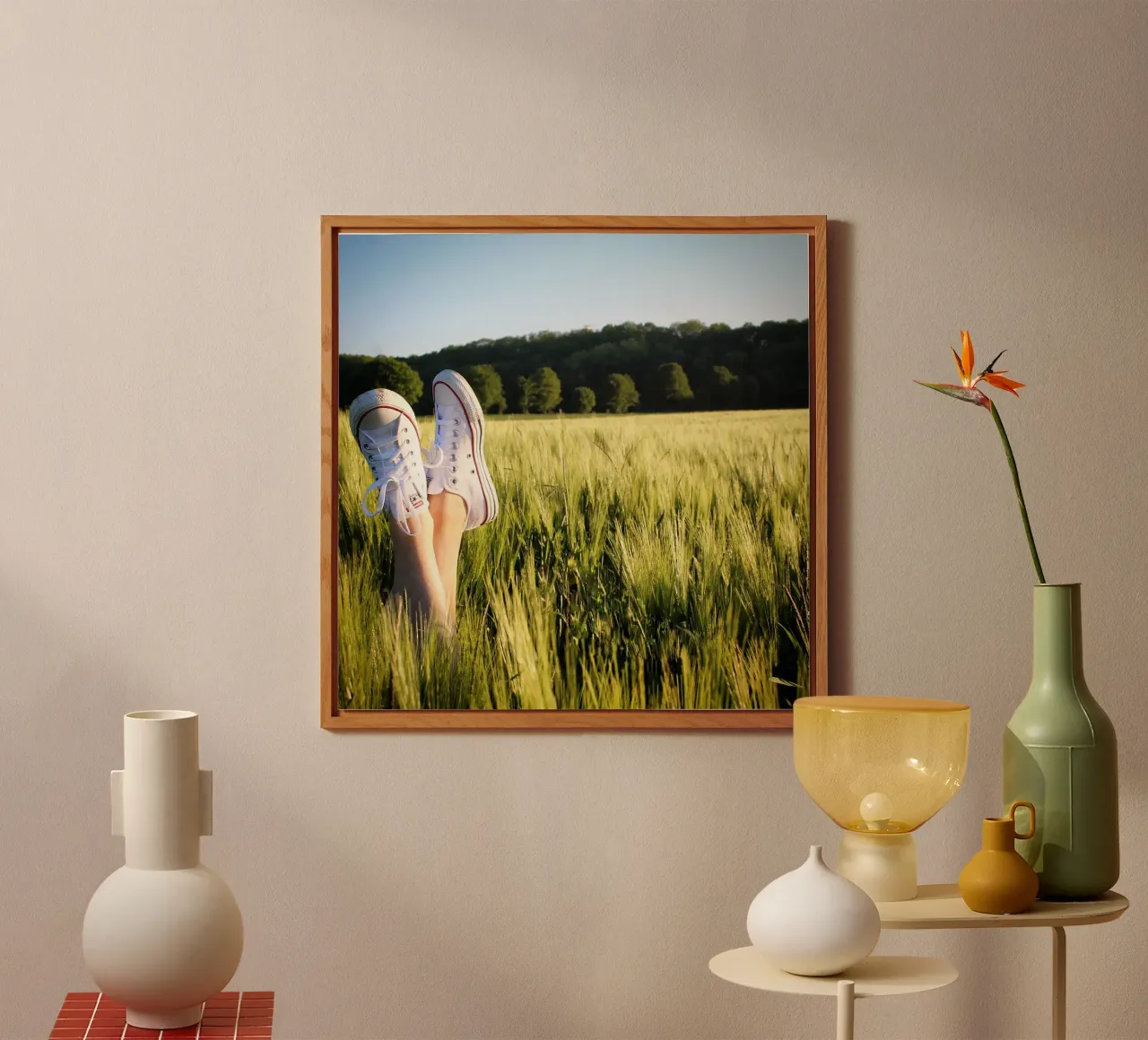 Wheat Field alu-dibond by tausendunddrei