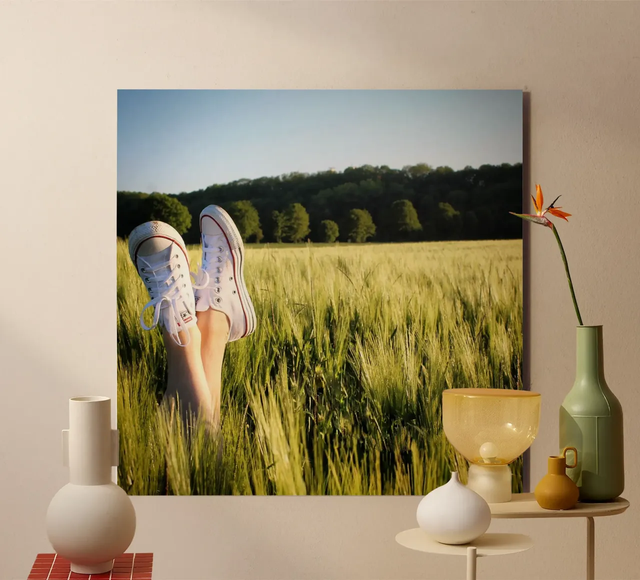 Wheat Field alu-dibond by tausendunddrei