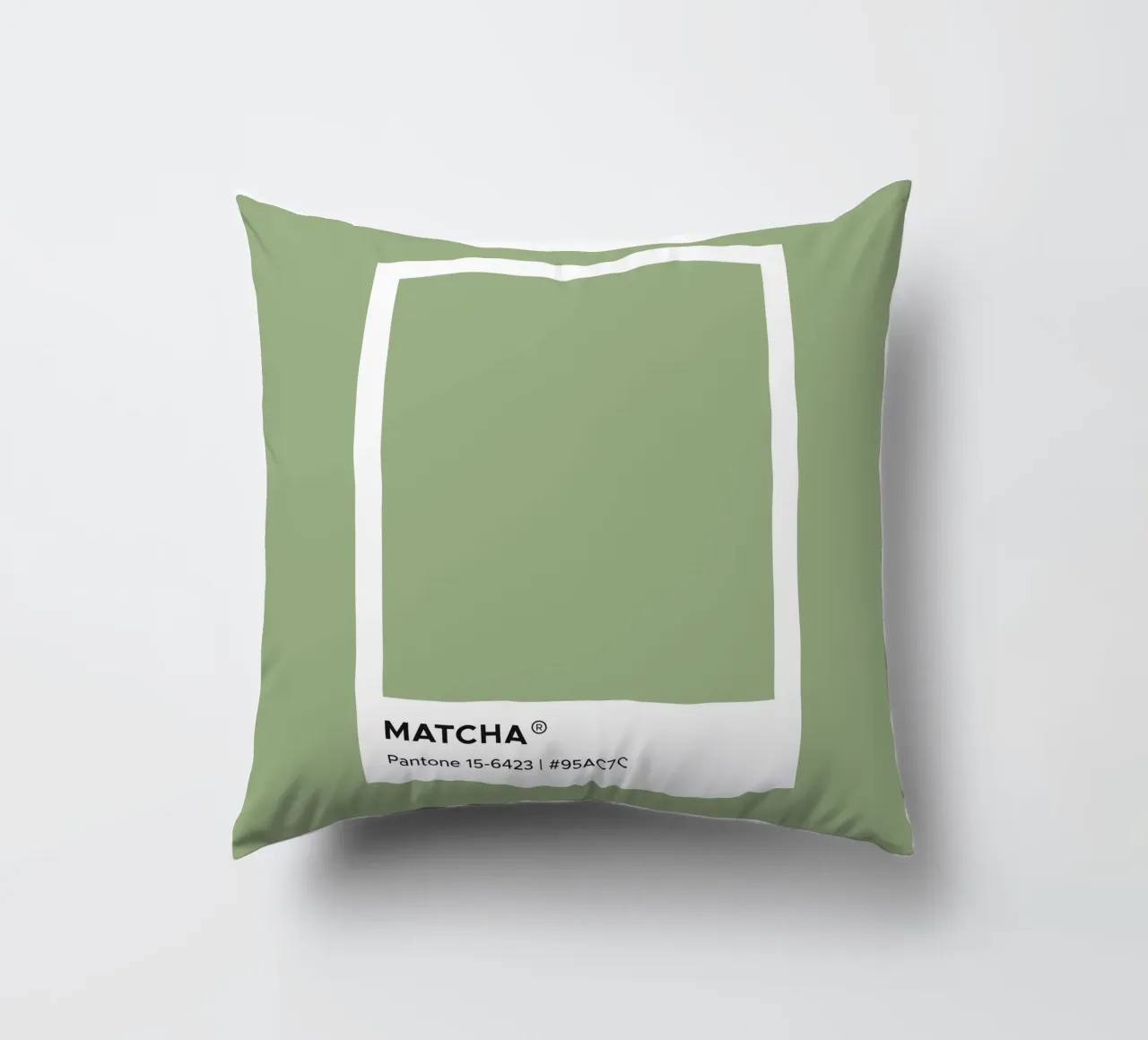 Matcha Pantone cuscino da Paigaam Studio