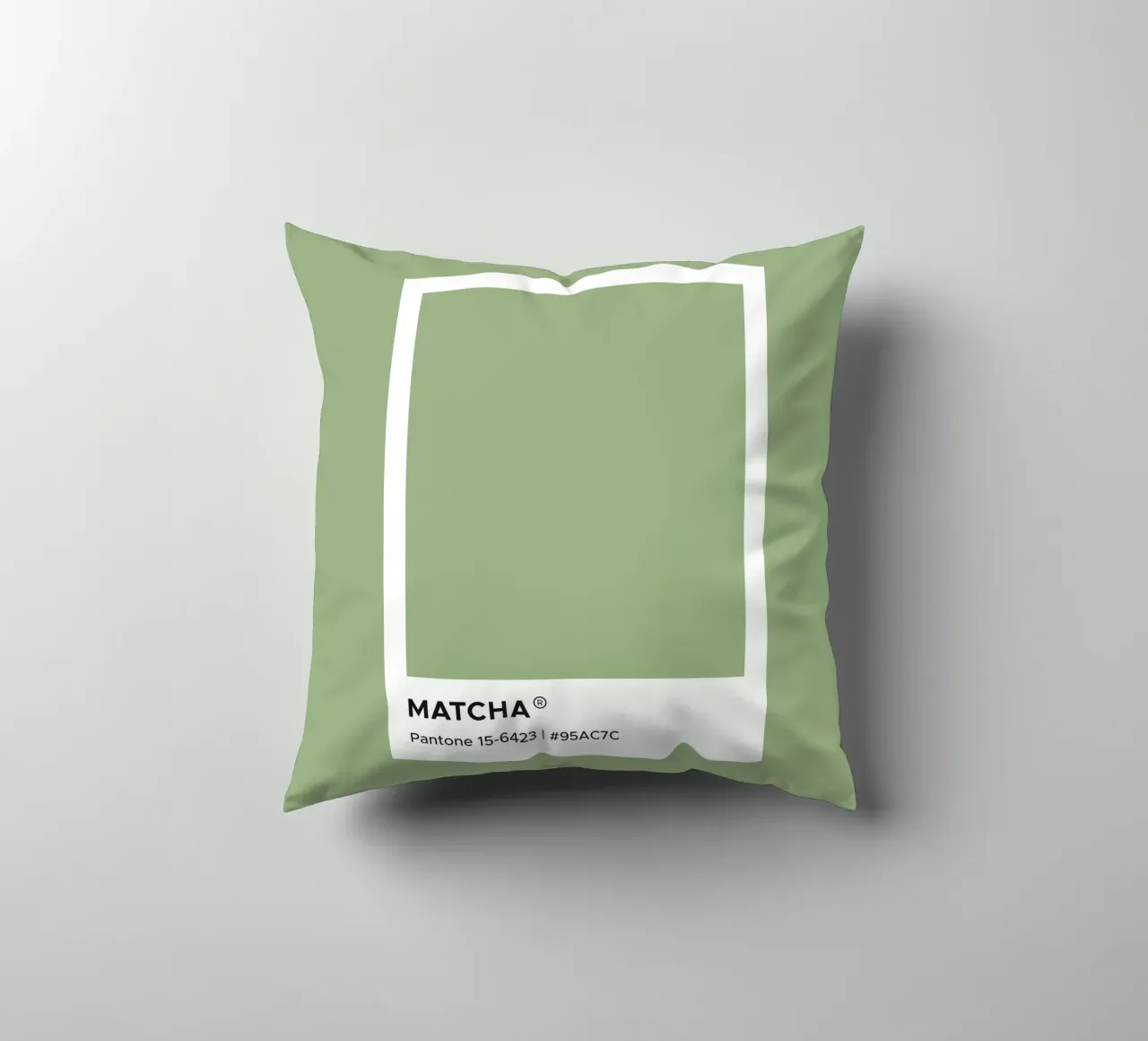 Matcha Pantone cuscino da Paigaam Studio