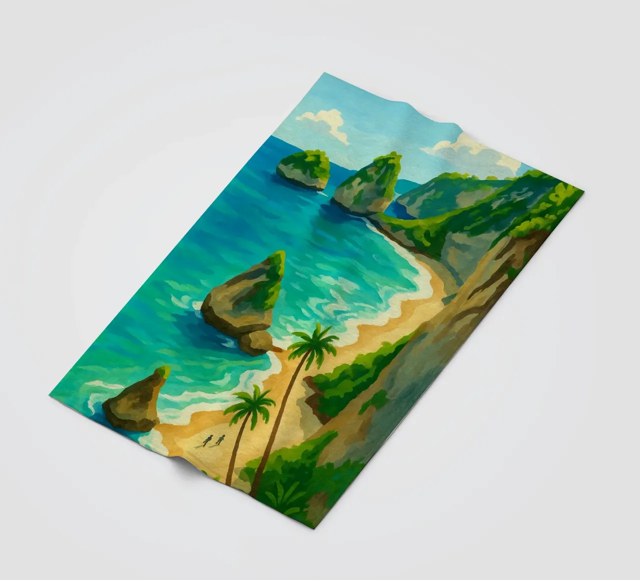 Spiaggia di Bali coperta in pile da Aquarevo