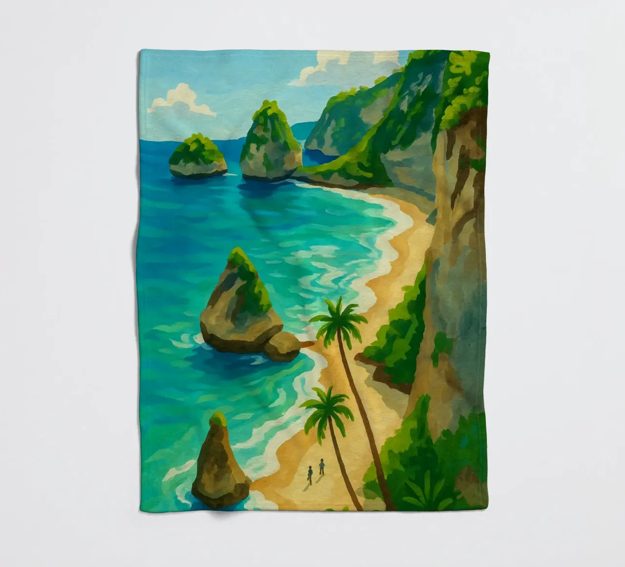 Spiaggia di Bali coperta in pile da Aquarevo