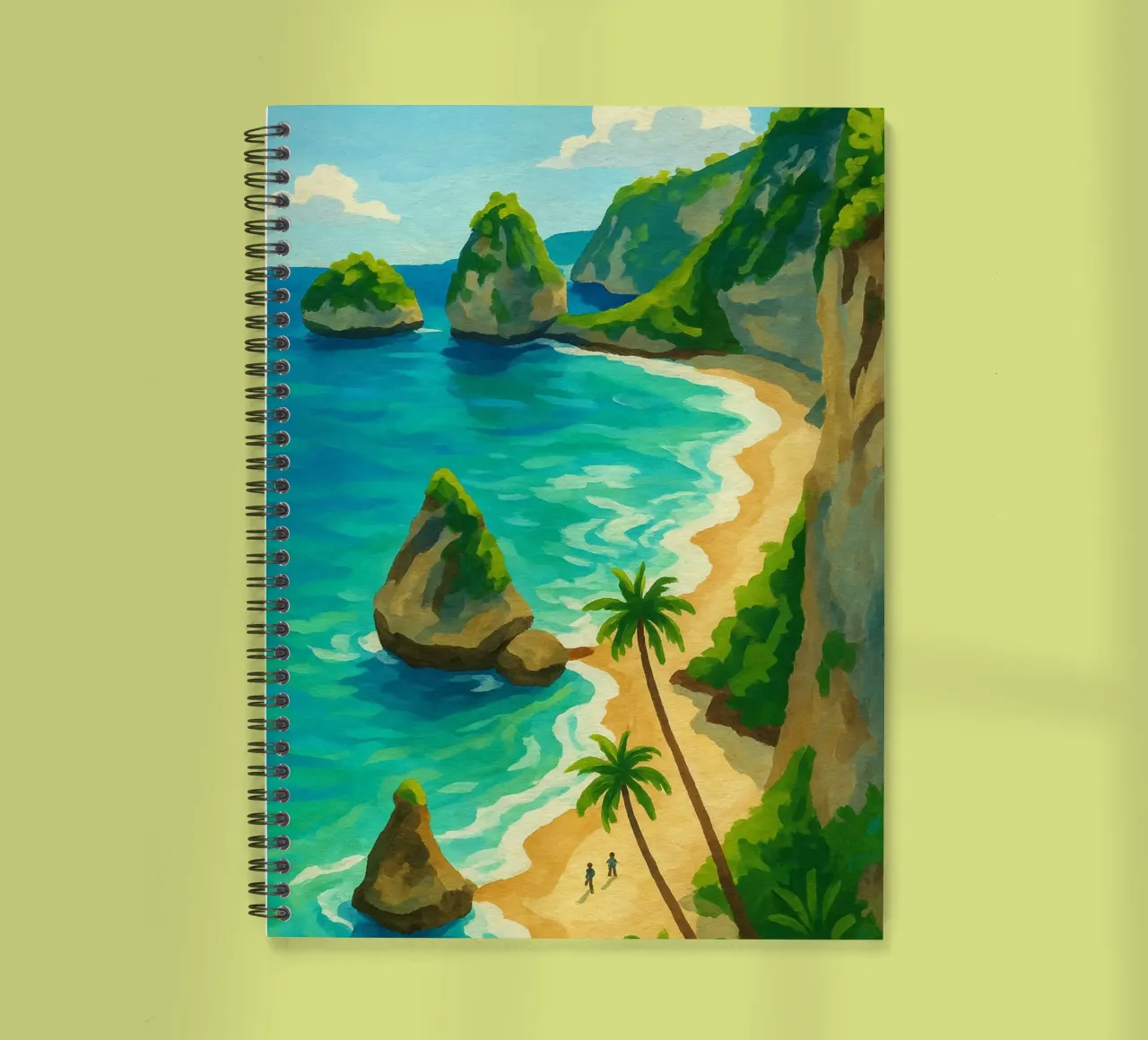 Bali Beach spiral notebook by Aquarevo