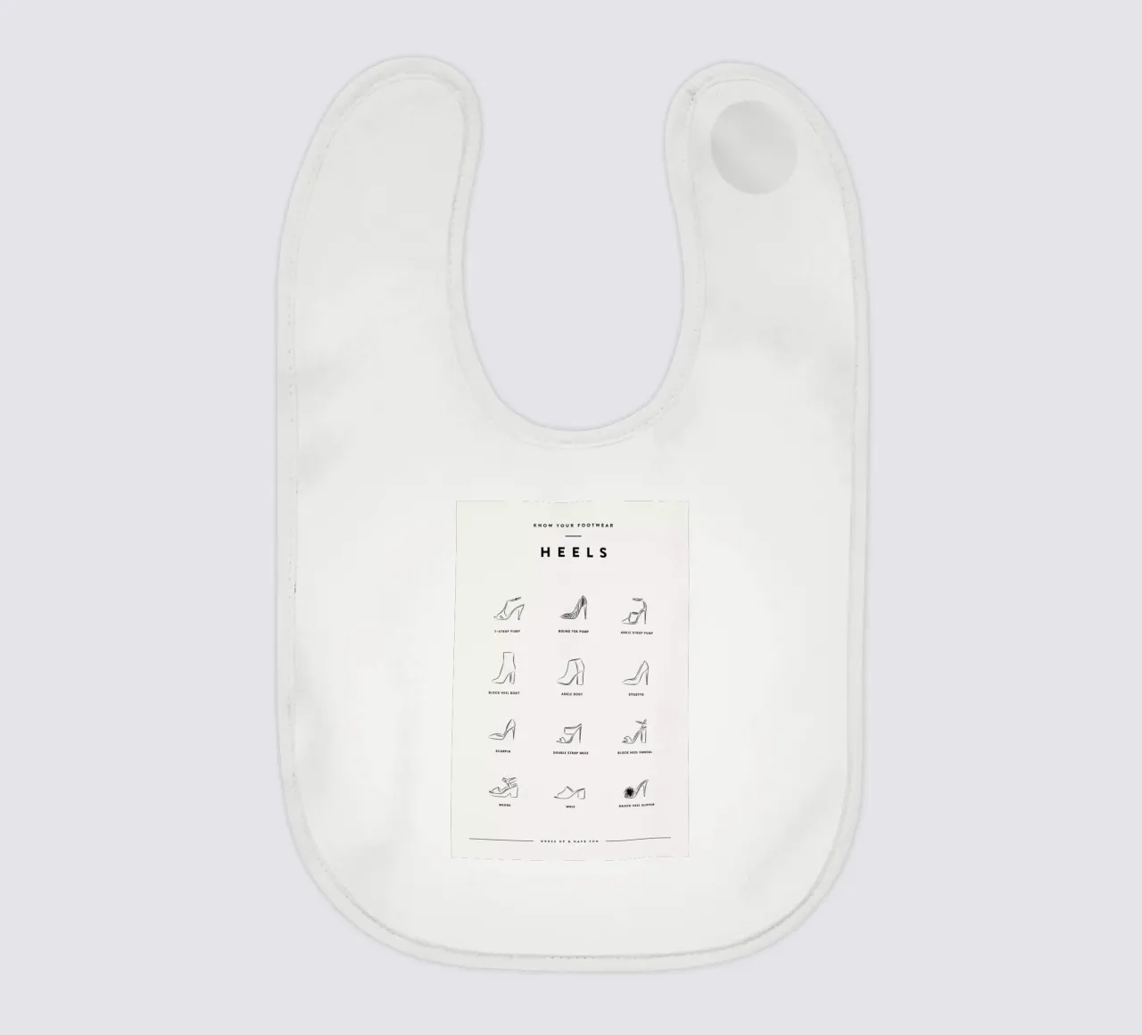 Heels Chart 2 bavaglino da daylight design studio