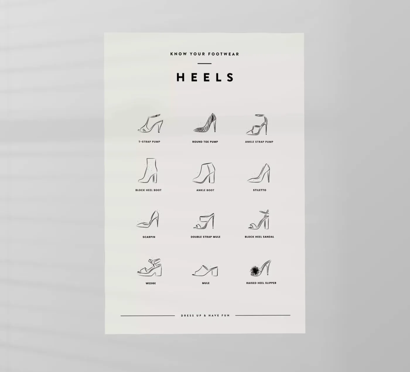 Heels Chart 2 pellicola backlit da daylight design studio