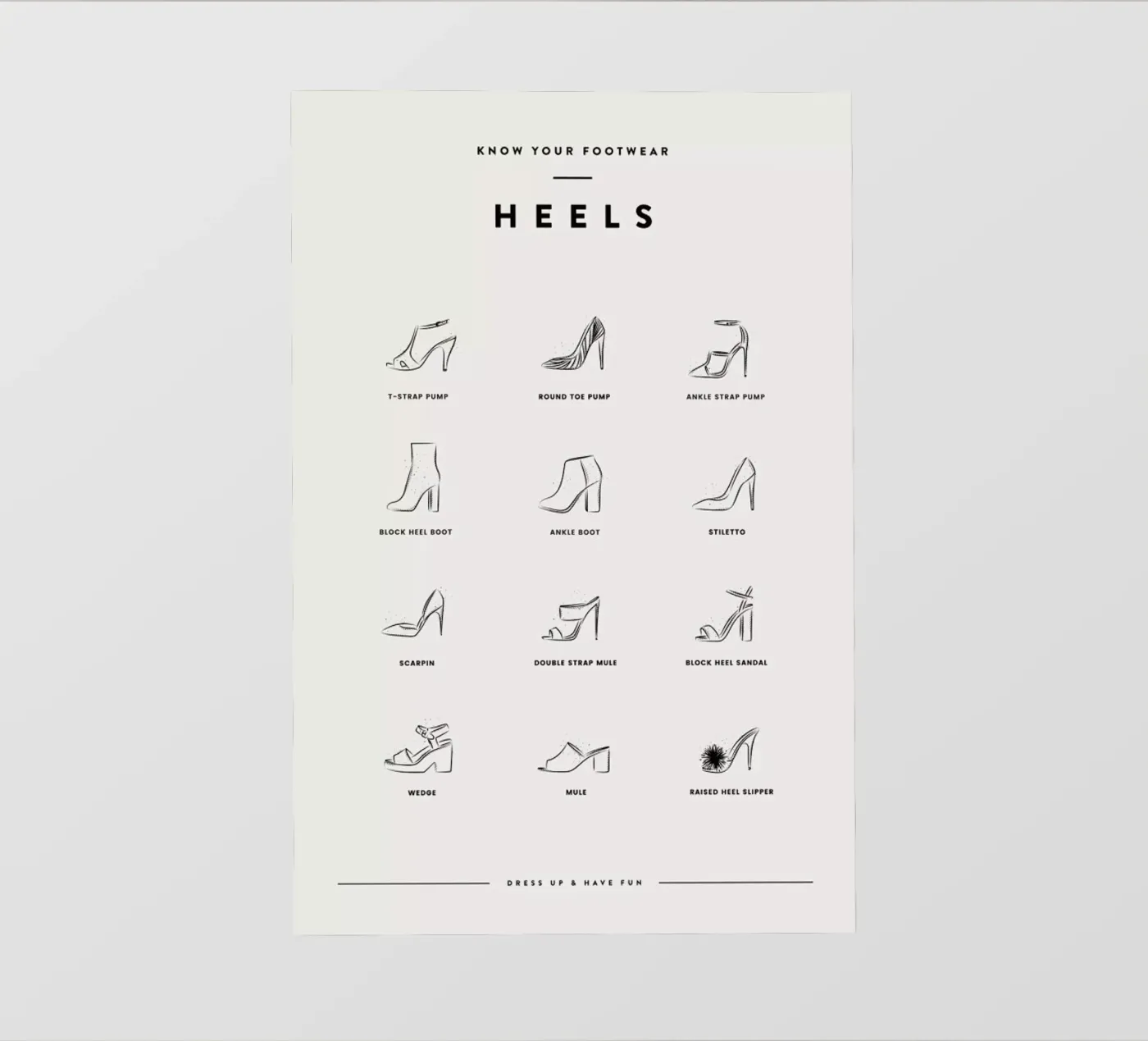 Heels Chart 2 pellicola backlit da daylight design studio