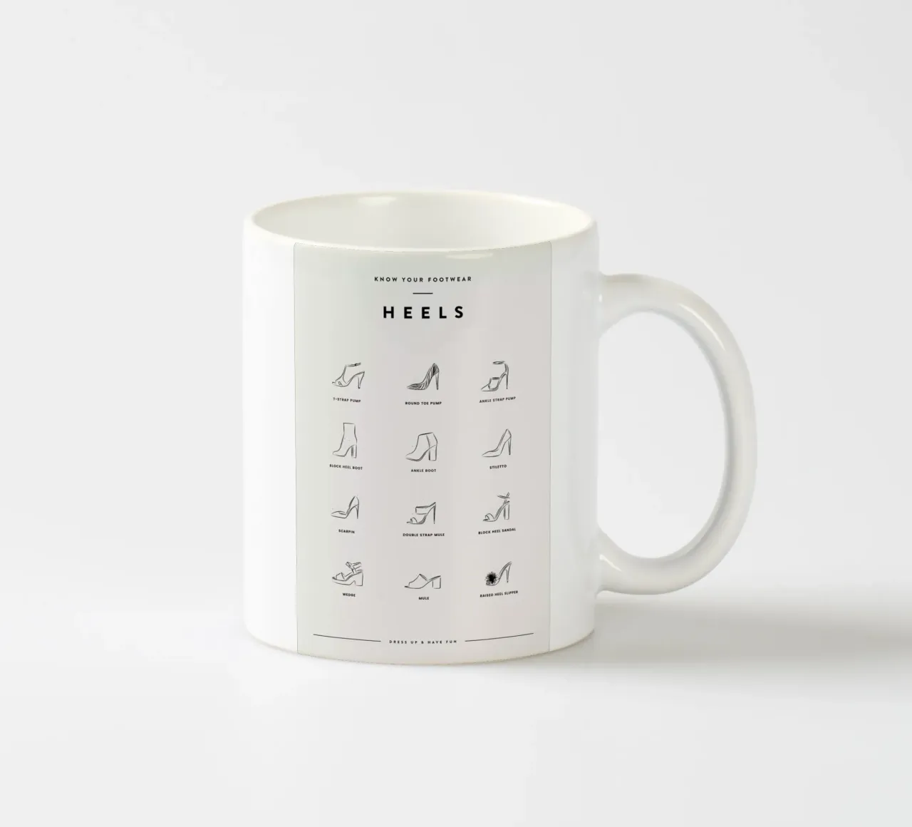 Heels Chart 2 tazza in ceramica da daylight design studio