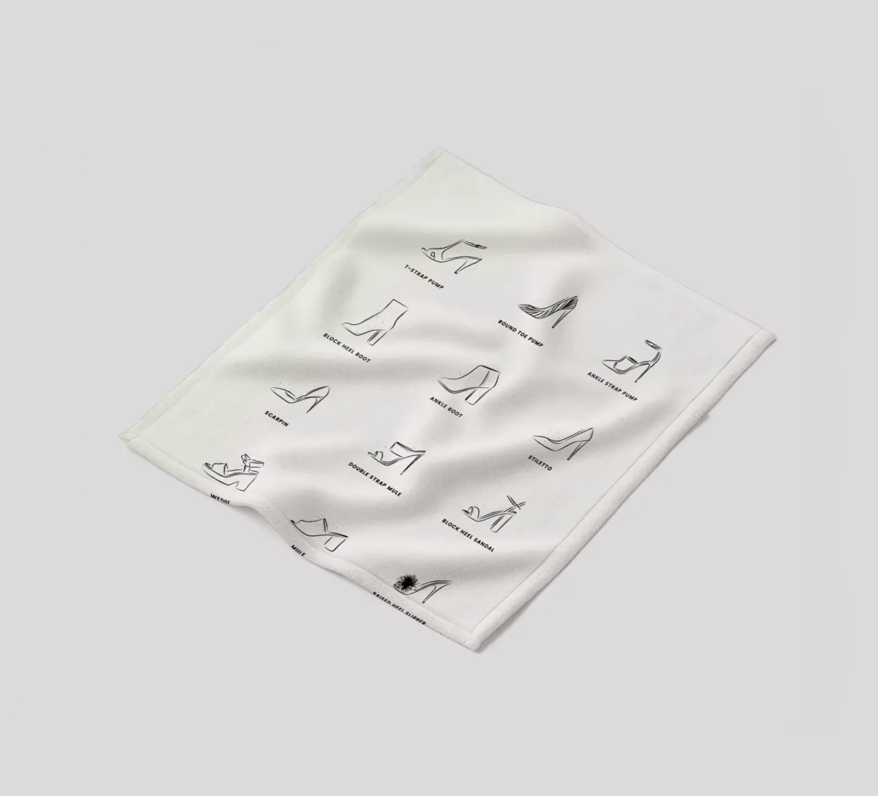 Heels Chart 2 coperta in pile da daylight design studio