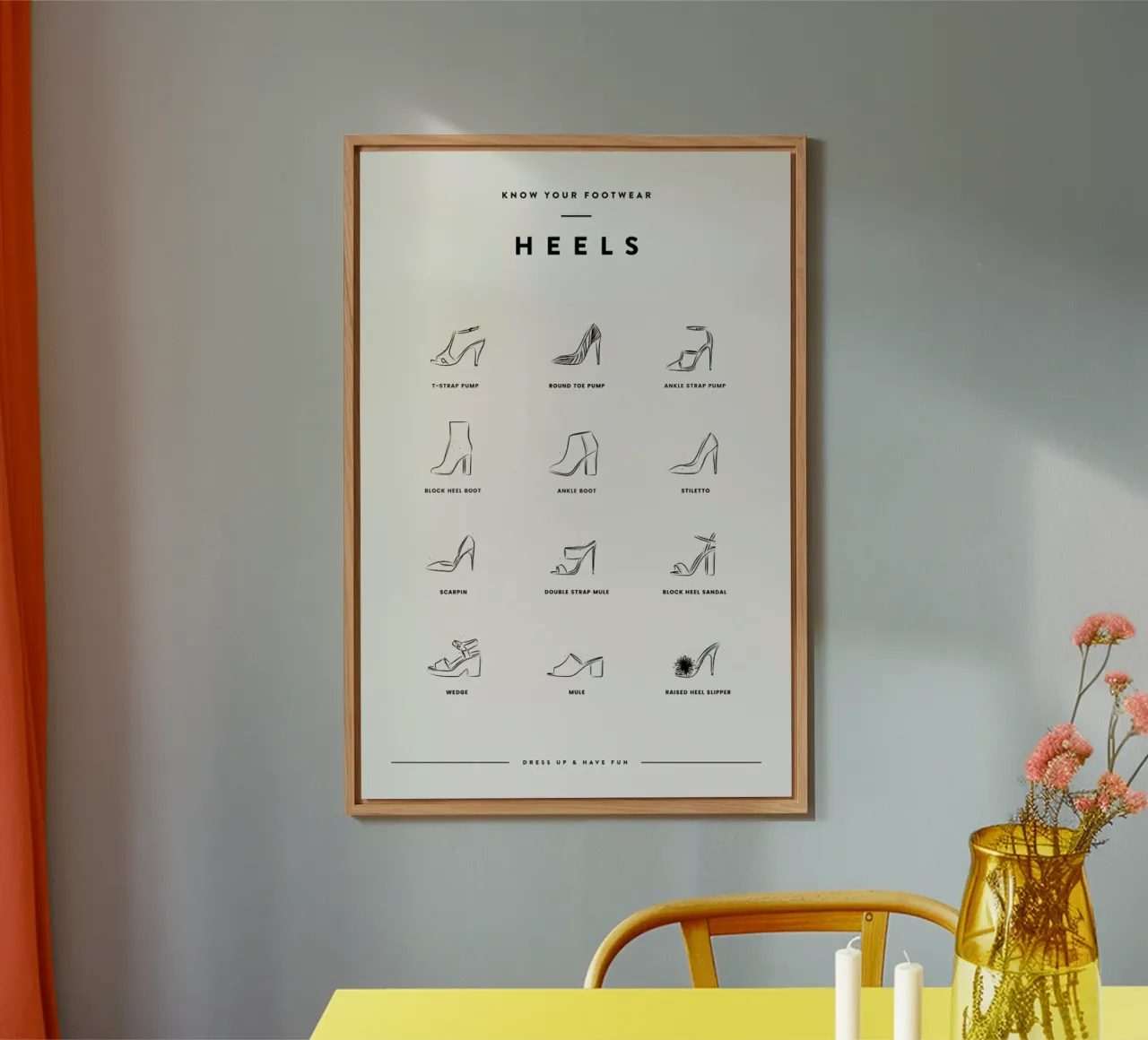 Heels Chart 2 alluminio dibond da daylight design studio