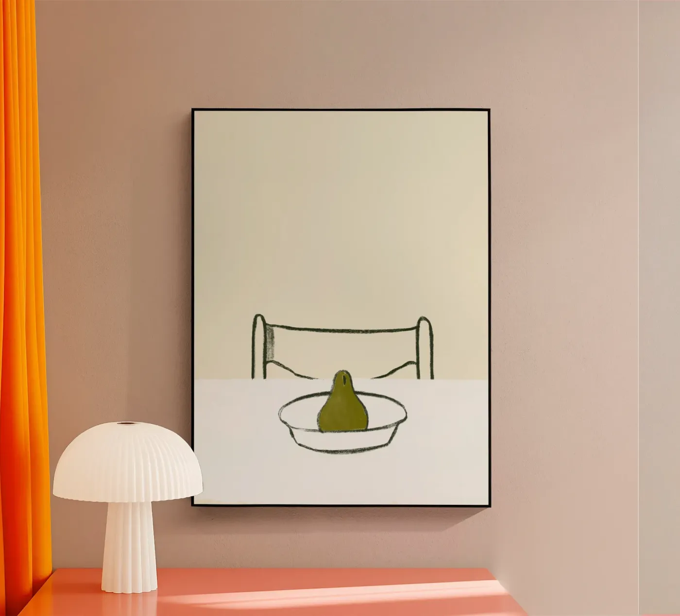 The Pear Acryl-Glas von Little Dean