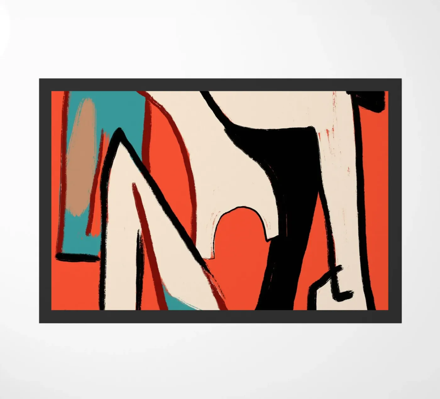 Mannequin for study doormat by Little Dean