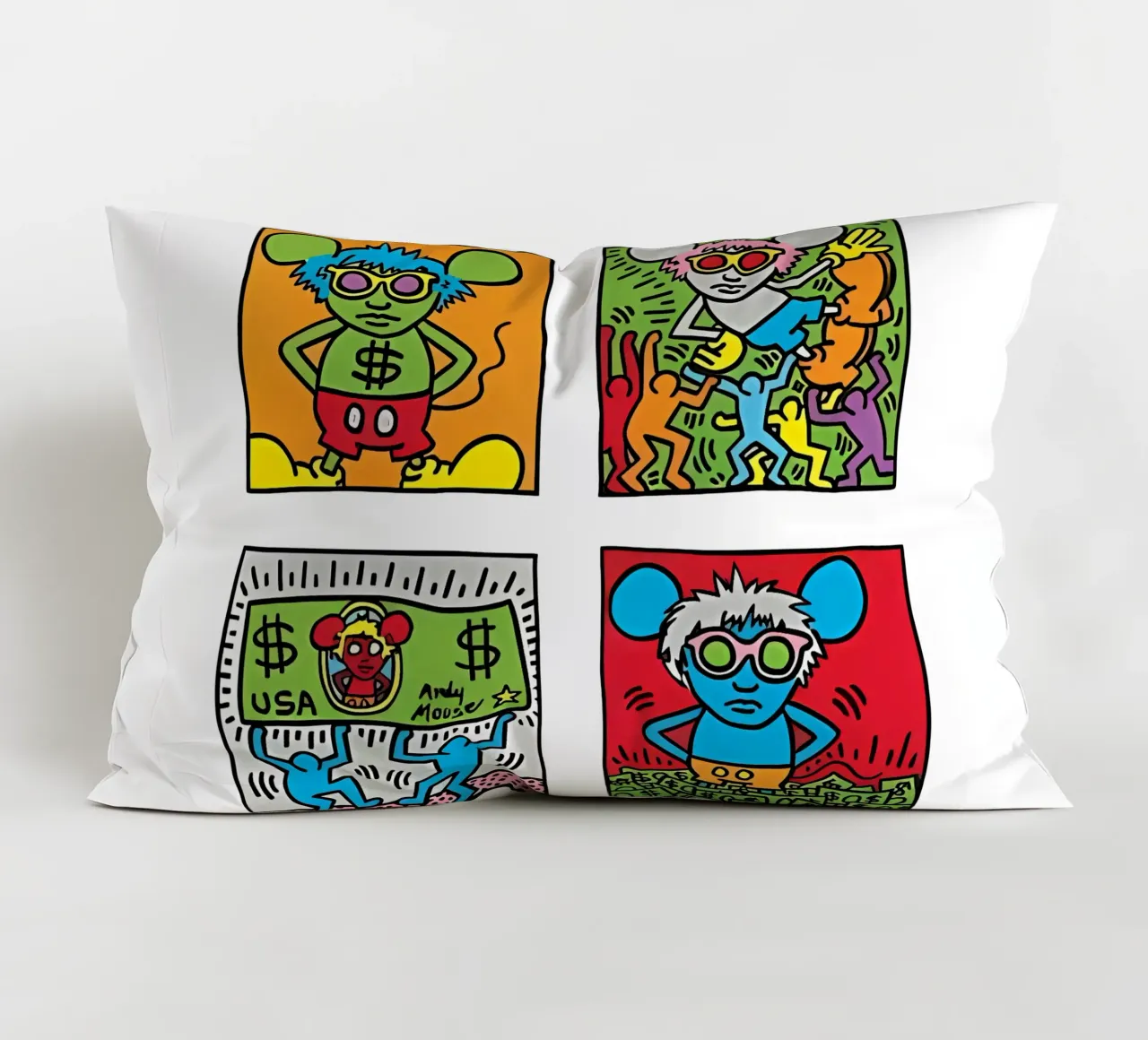 Andy Mouse de Keith Haring cojín de tokovictory
