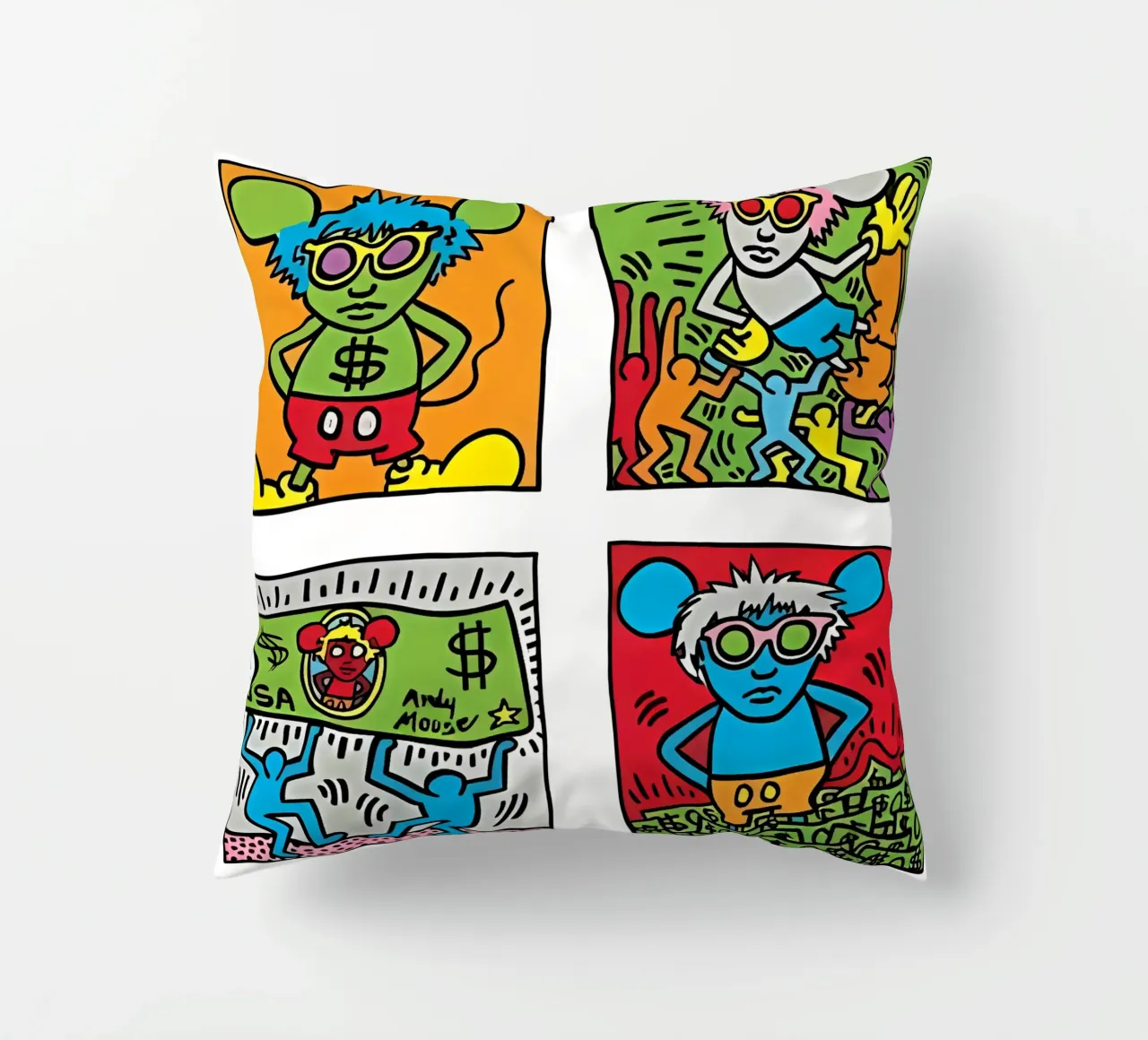 Andy Mouse de Keith Haring cojín de tokovictory