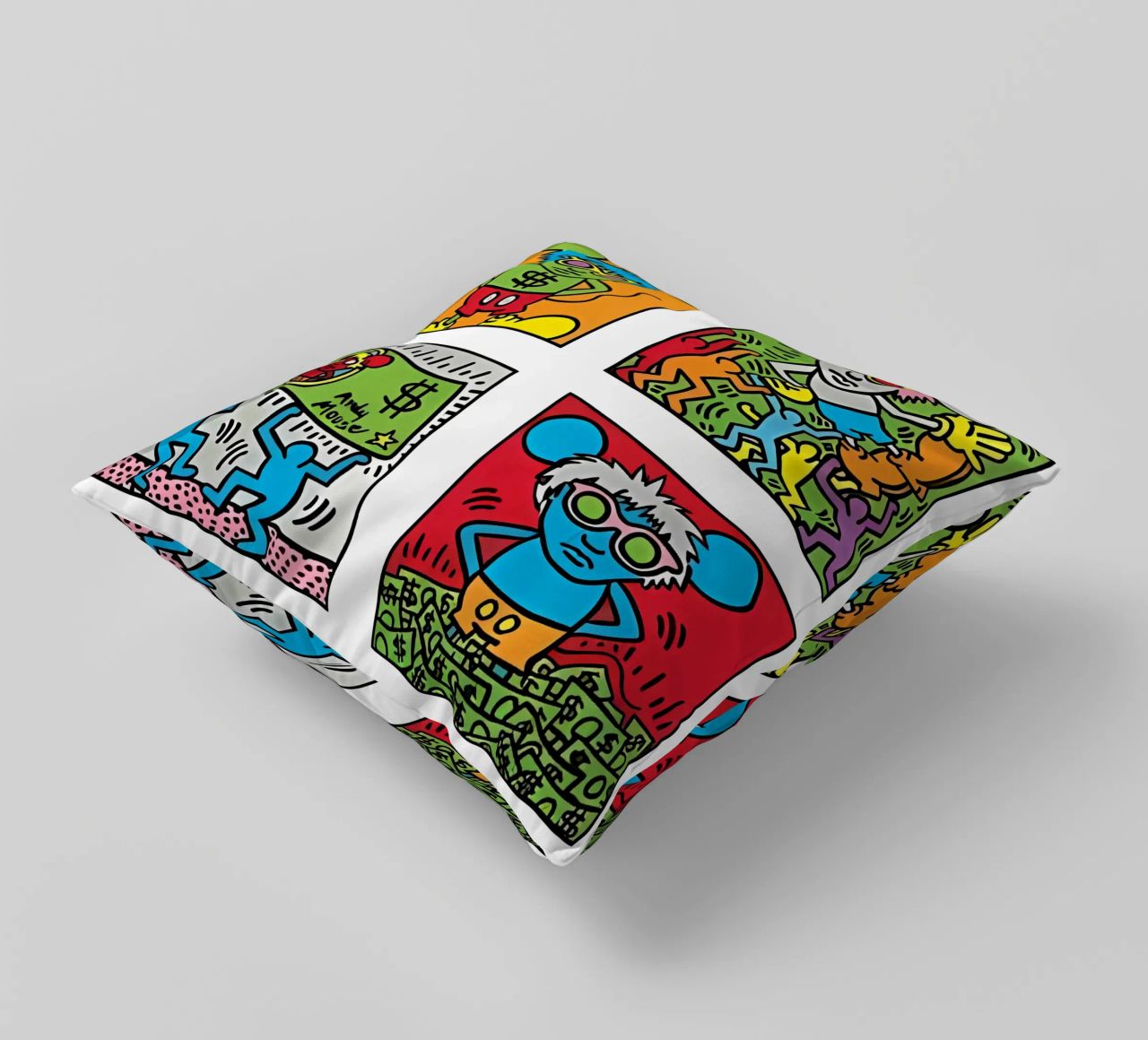 Andy Mouse di Keith Haring cuscino da tokovictory