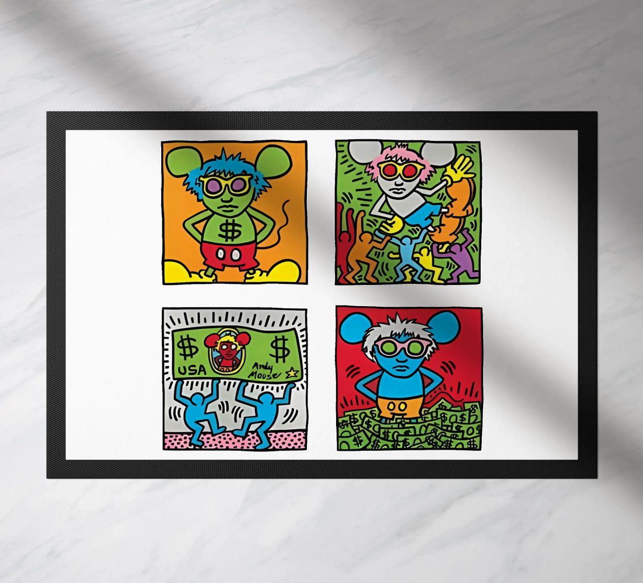 Andy Mouse di Keith Haring zerbino da tokovictory