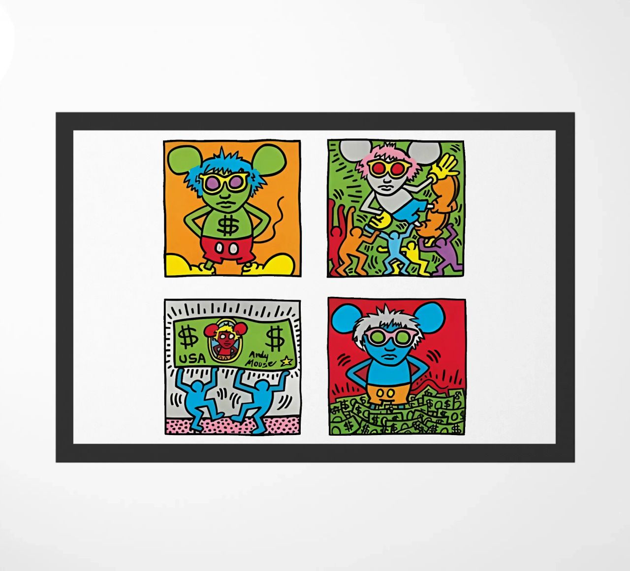 Andy Mouse di Keith Haring zerbino da tokovictory