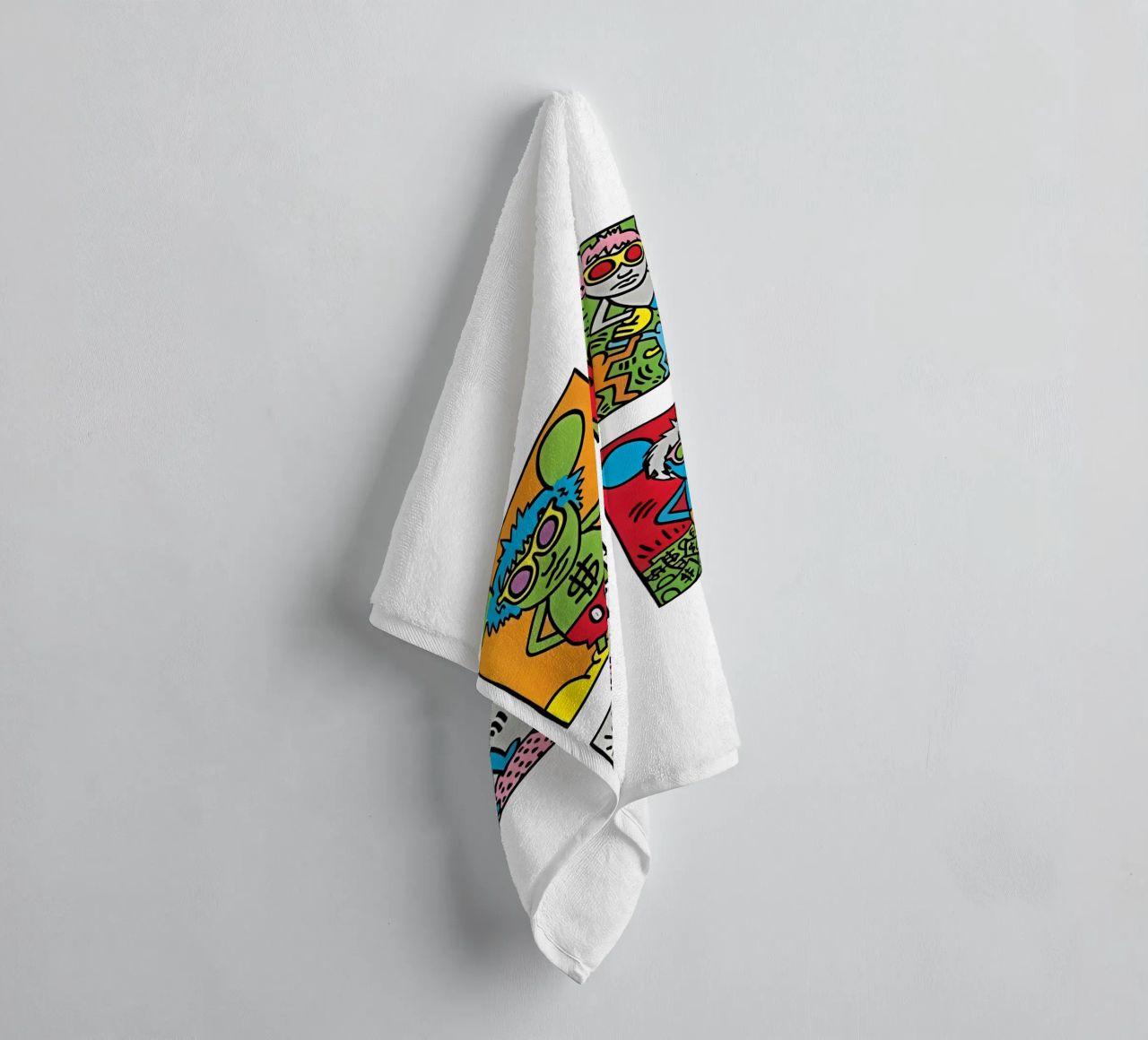 Andy Mouse di Keith Haring asciugamano da bagno da tokovictory