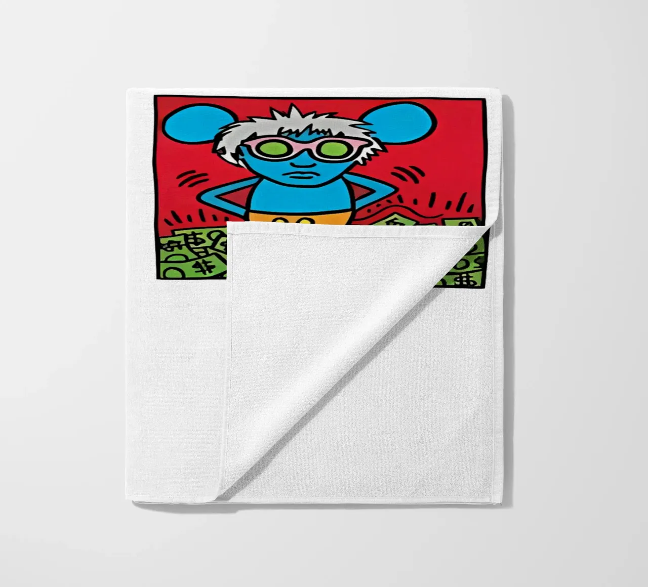 Andy Mouse de Keith Haring toalla de playa de tokovictory