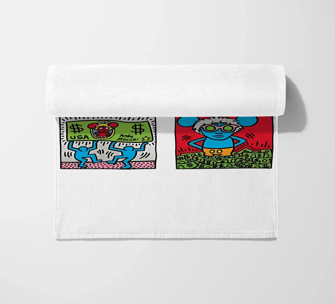 Andy Mouse di Keith Haring telo mare da tokovictory
