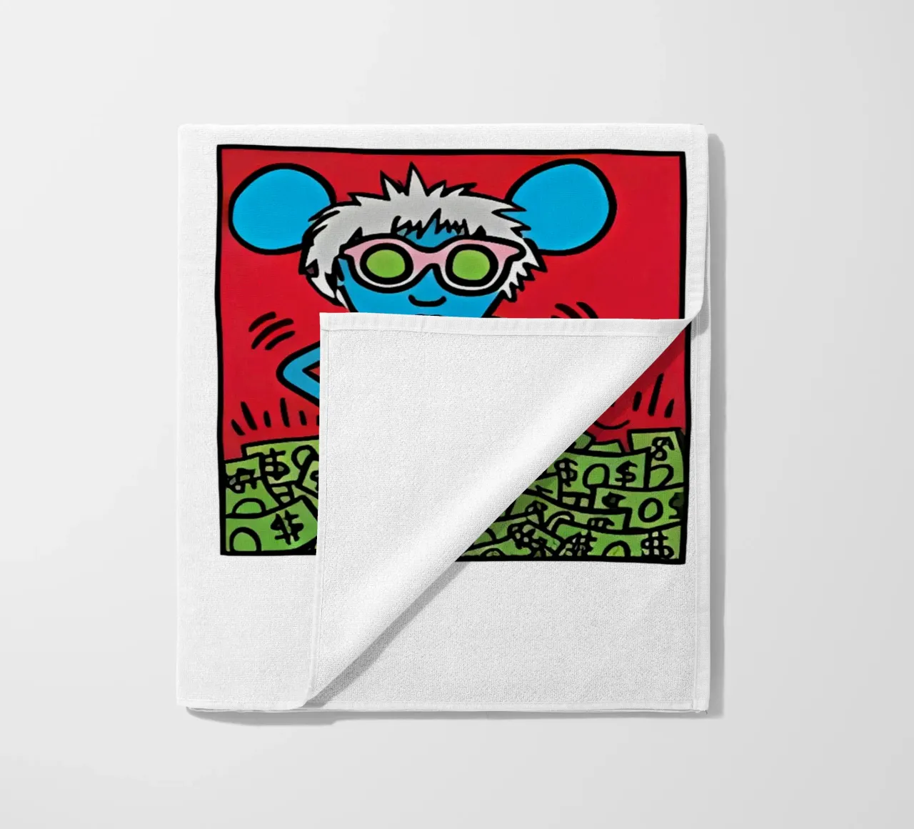 Andy Mouse de Keith Haring toalla de playa de tokovictory