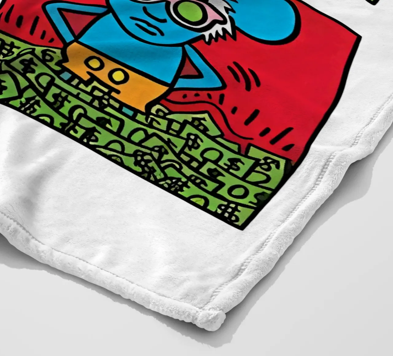 Andy Mouse di Keith Haring coperta in pile da tokovictory
