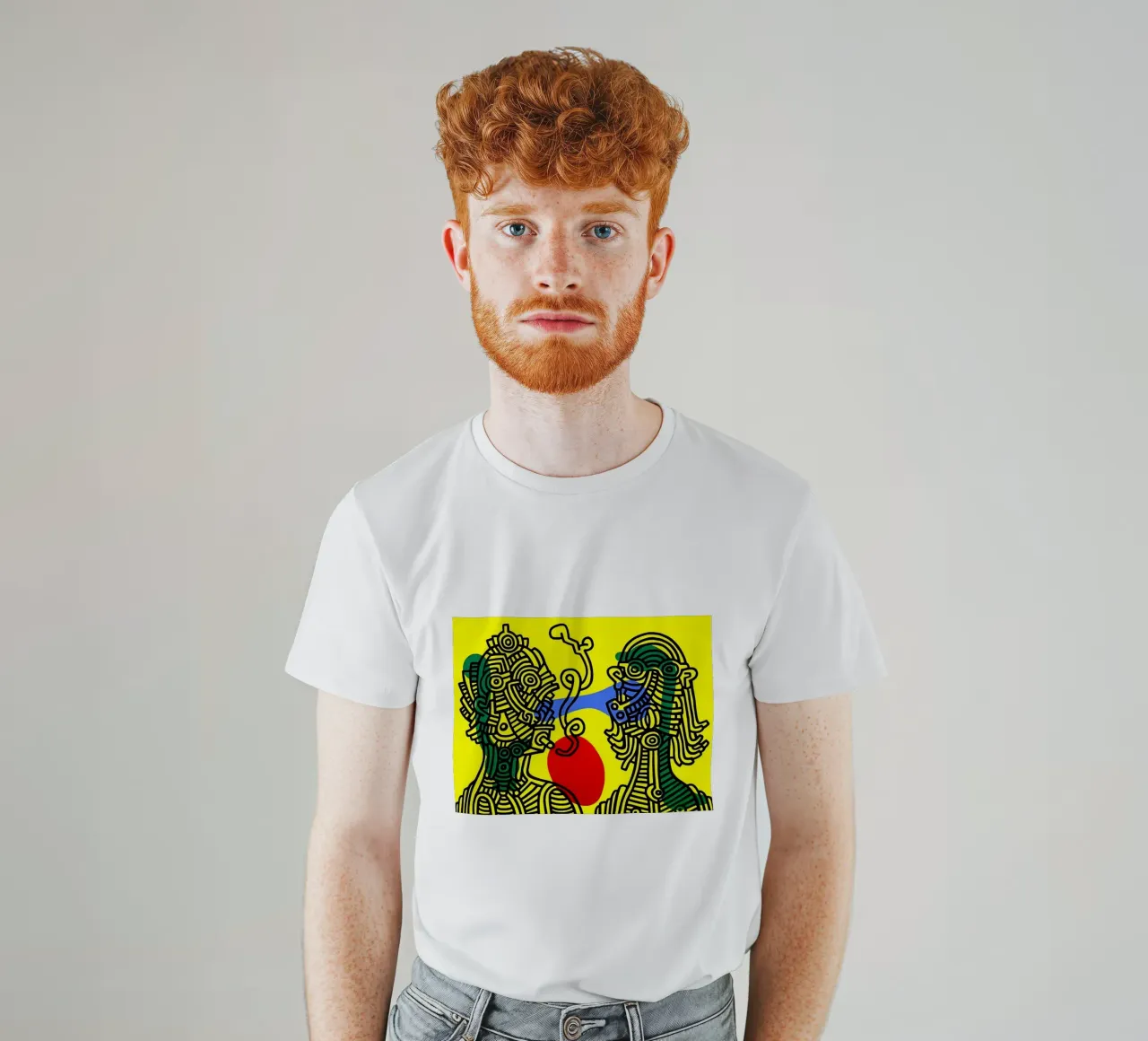 Keith e Julia di Keith Haring t-shirt da tokovictory
