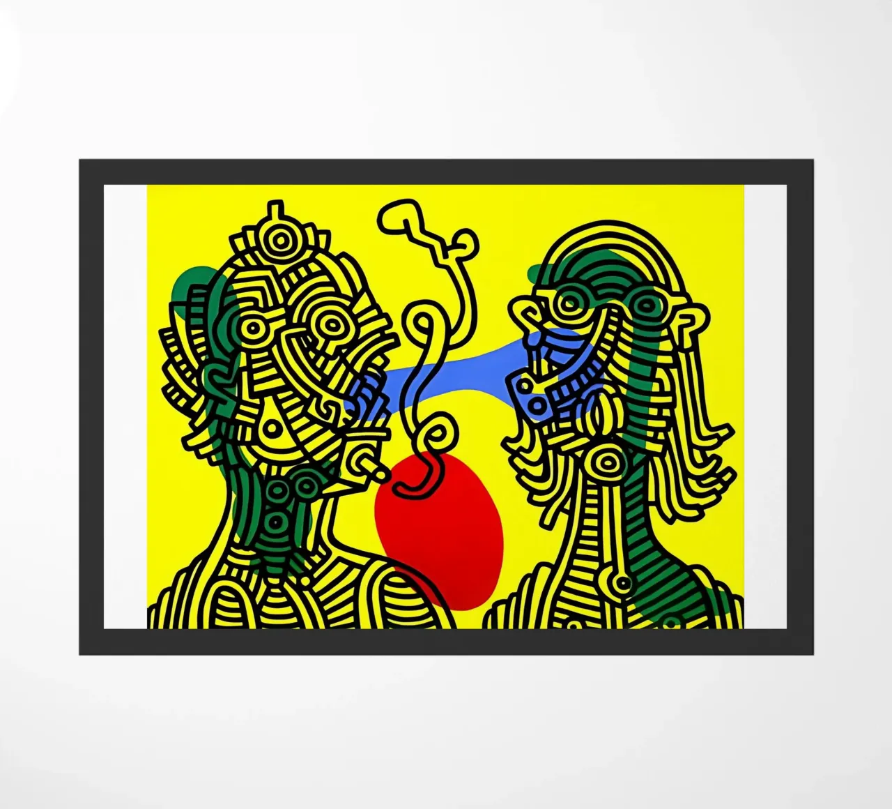 Keith e Julia di Keith Haring zerbino da tokovictory
