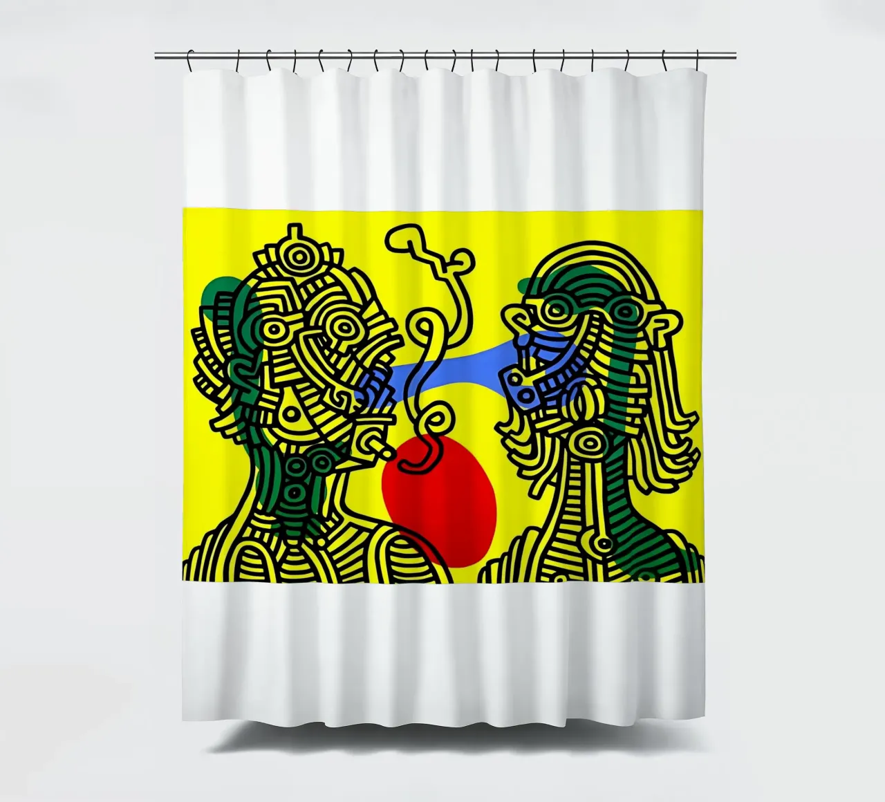 Keith e Julia di Keith Haring tenda da doccia da tokovictory
