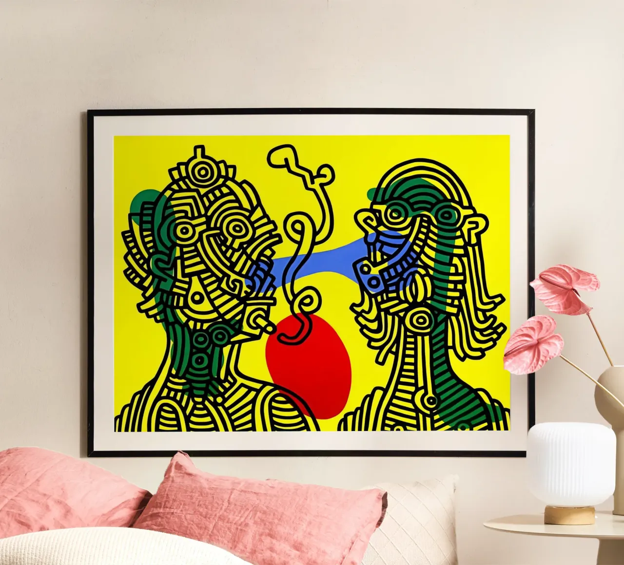 Keith e Julia di Keith Haring poster da tokovictory
