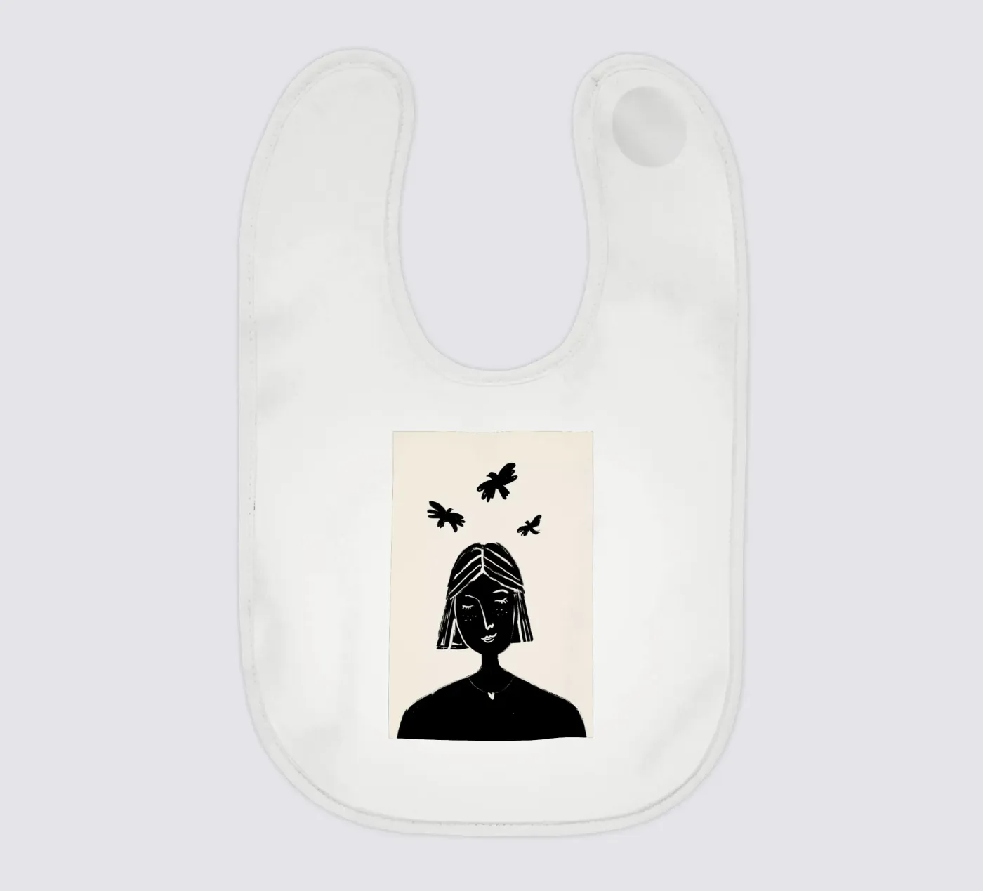 Hovering 2 baby bib by Graphite