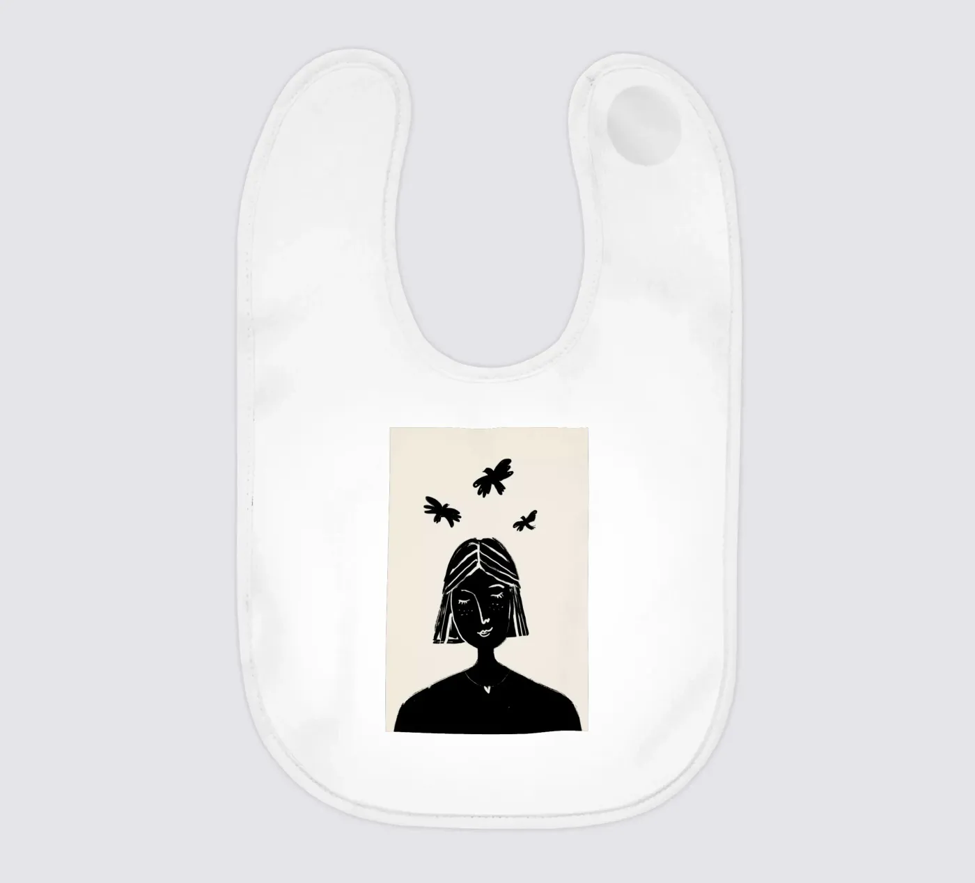 Hovering 2 baby bib by Graphite