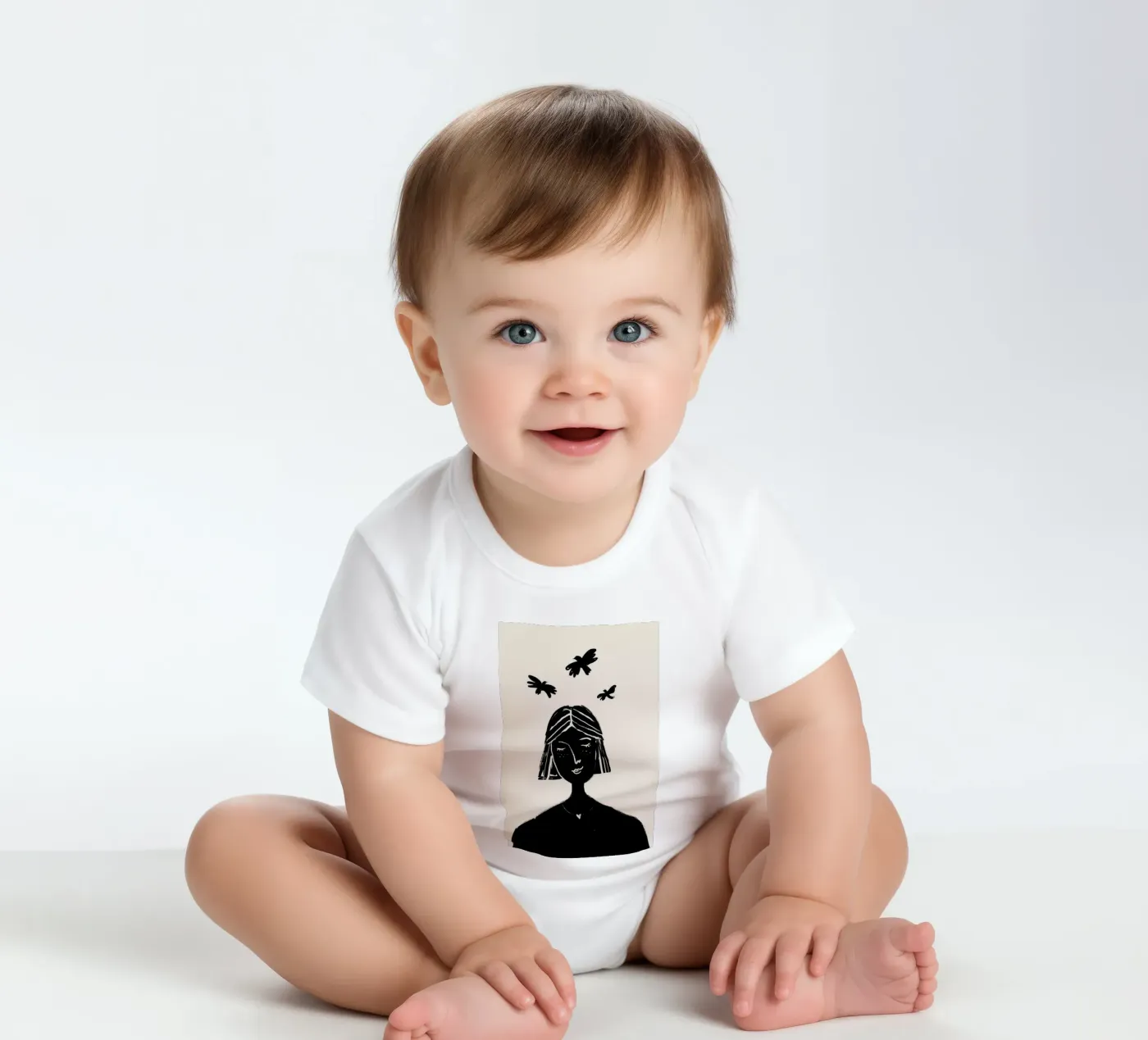 Hovering 2 babyrompertje korte mouwen van Graphite