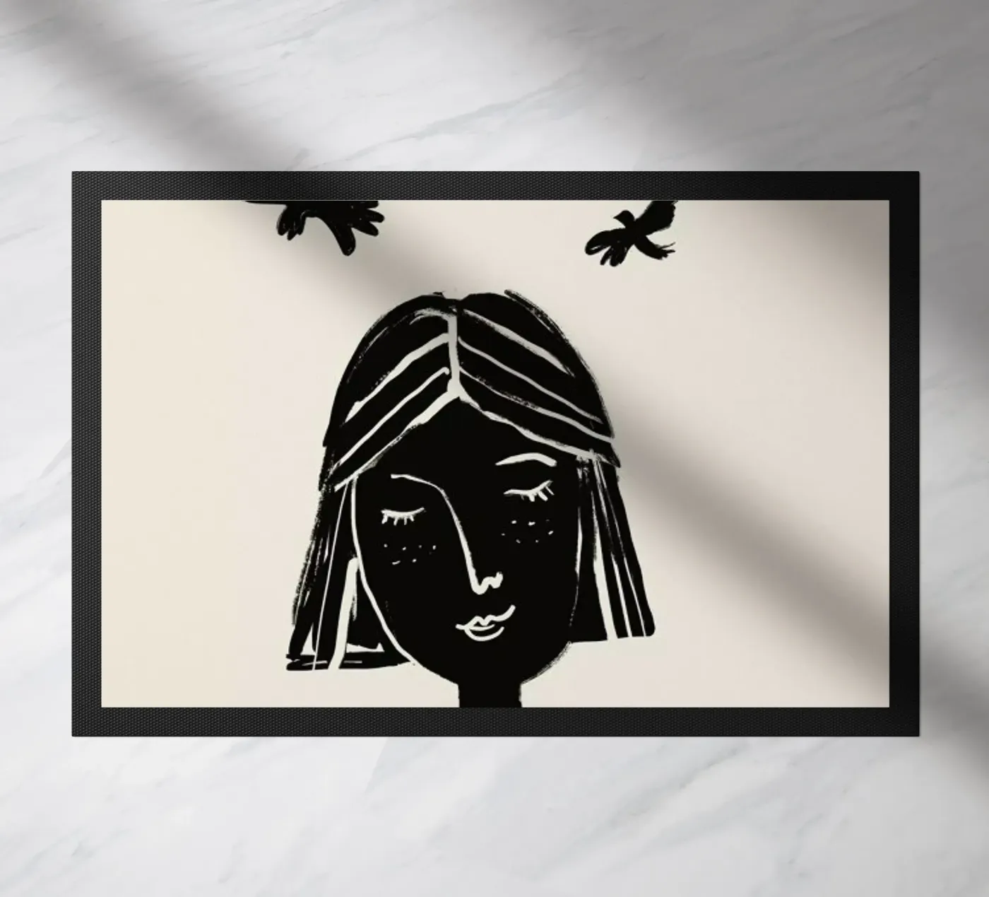 Hovering 2 doormat by Graphite