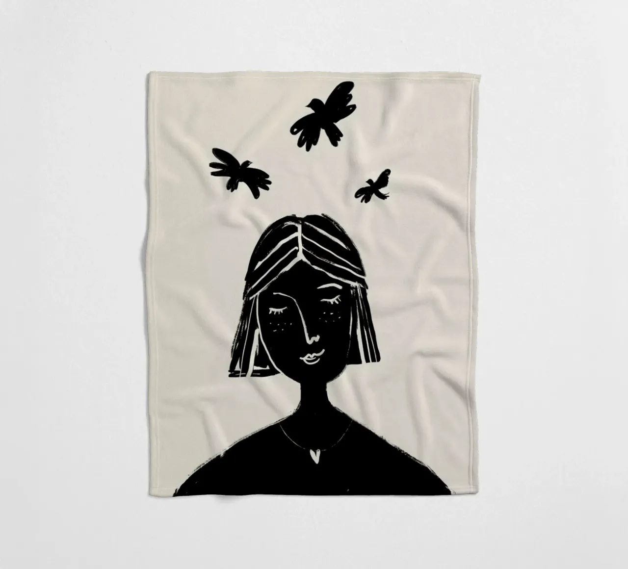 Hovering 2 Fleecedecke von Graphite